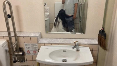 [노모] FC2-PPV-4672645 A part-time worker at a company can do whatever he wants to a pregnant woman who has no money in the middle of the night in the toilet lol