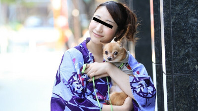 [노모] MUSUME-082423_01 While walking my dog, I picked up a beautiful dog-loving woman in a yukata!